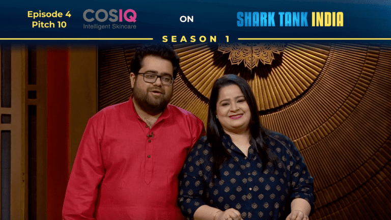 CosIQ founders Tanika and Angad Malhotra on Shark Tank India