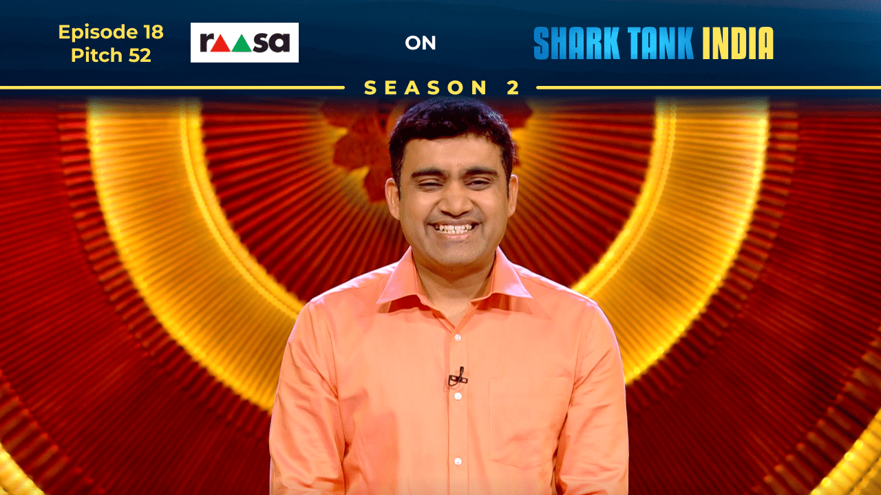 Rassa founder Manik Sehgal pitching on Shark Tank India Season 2