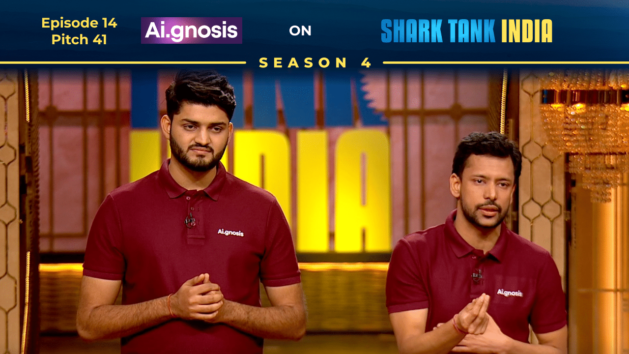 Founders of AI.gnosis Pitching on Shark Tank India Season 4