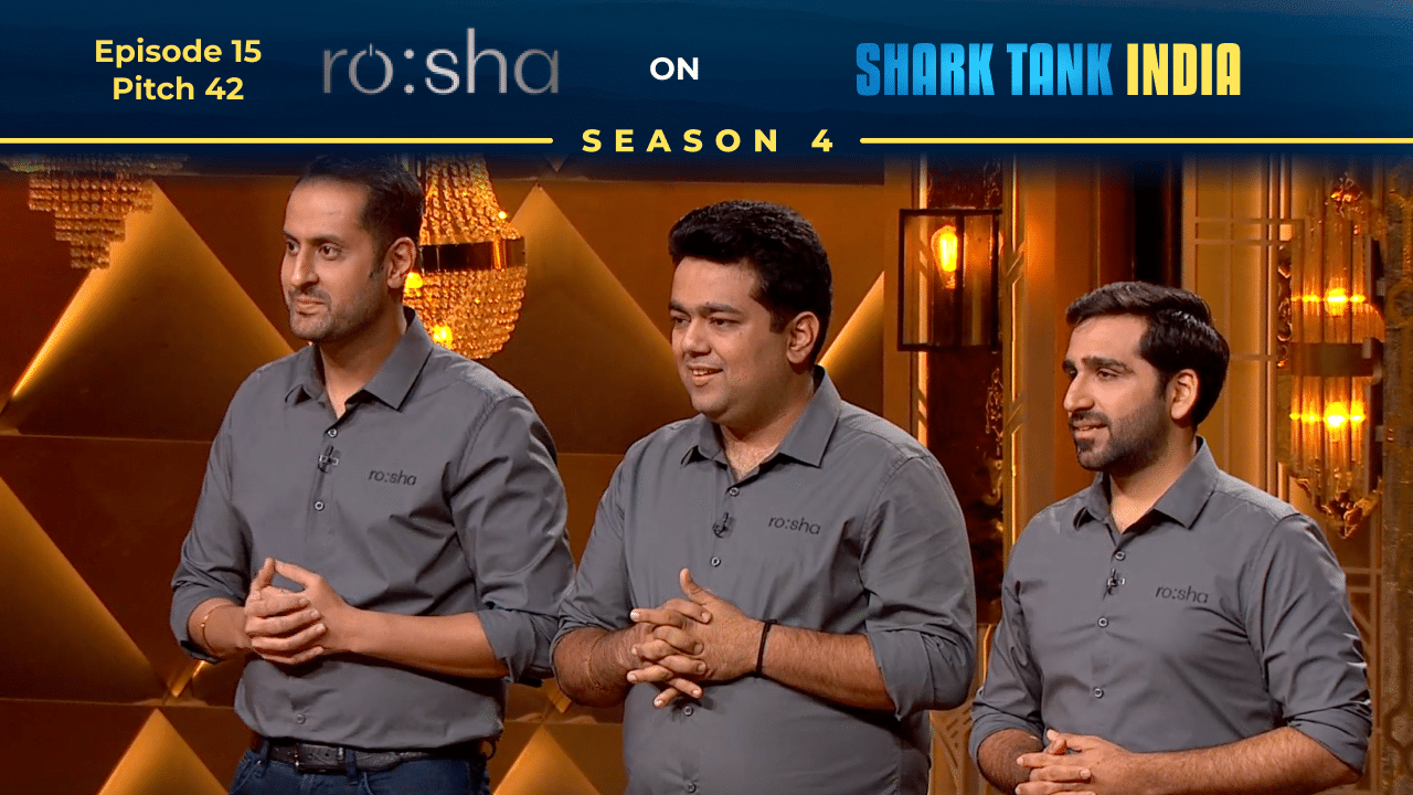 Founders of Rosha Pitching on Shark Tank India Season 4