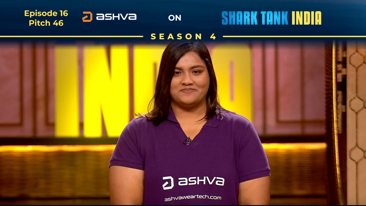 Fitkness by Ashva founder Anmol Ajay Saxena pitching on Shark Tank India Season 4.