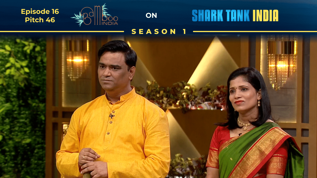 Bamboo India founders pitching on Shark Tank India