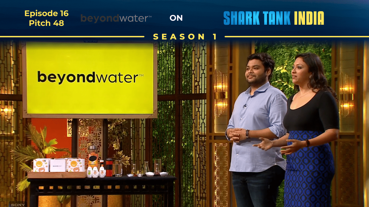 Beyond Water founders pitching on Shark Tank India