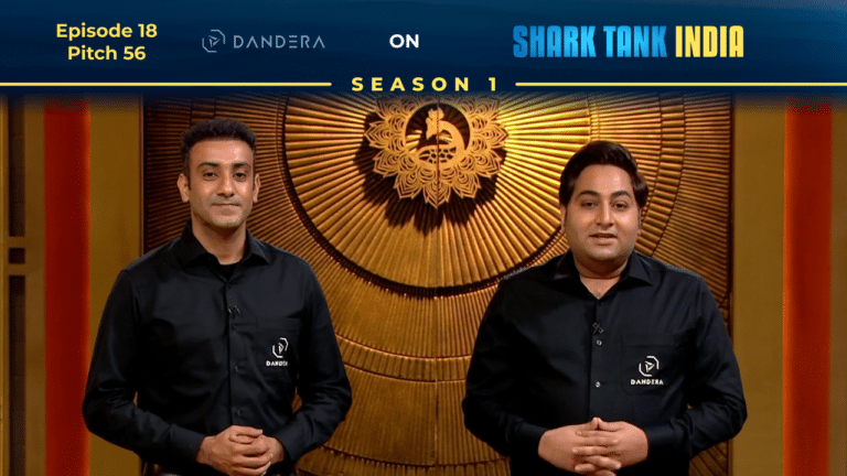 Dandera Technologies founders Kanav Manchanda & Kshitij Bajaj on Shark Tank India pitch