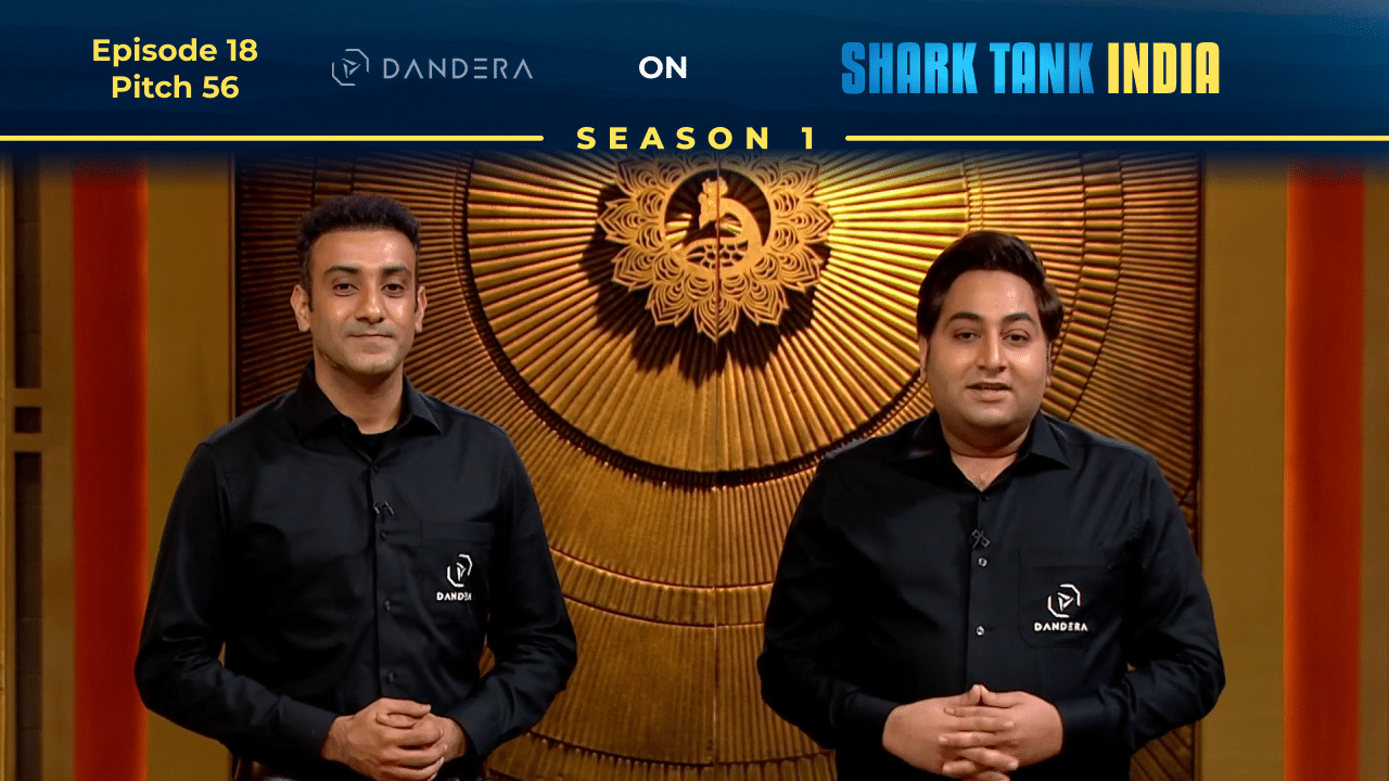 Dandera Technologies founders Kanav Manchanda & Kshitij Bajaj on Shark Tank India pitch