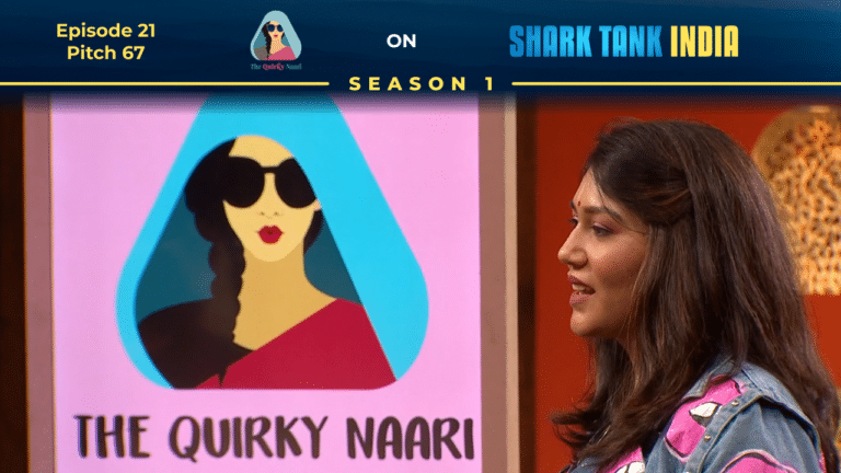 Malvica Saxena presenting her pitch on Shark Tank India.