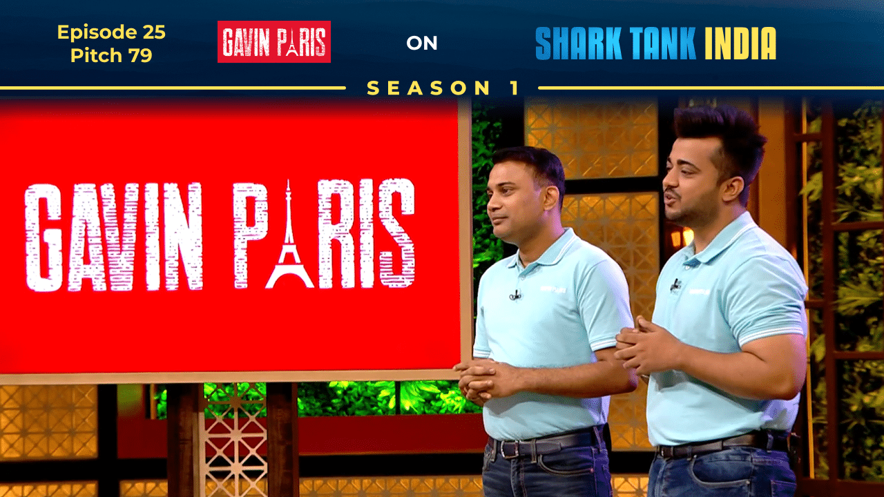 Kishor Jairamka pitching Gavin Paris on Shark Tank India