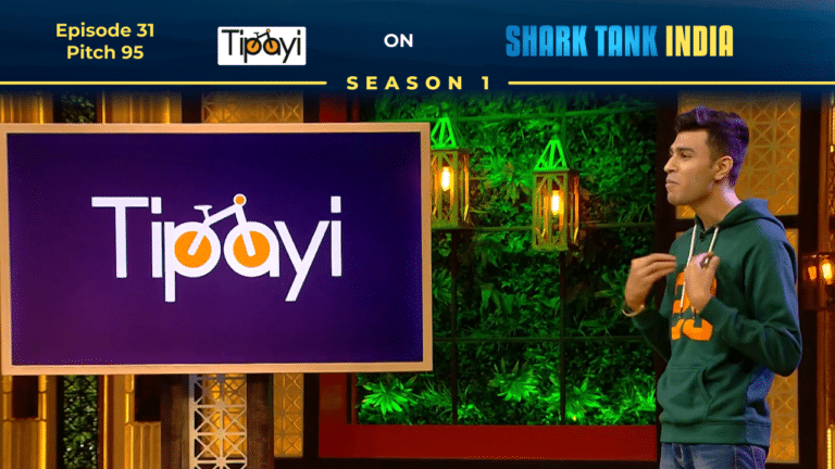 Tipayi wooden balance bike displayed on Shark Tank India