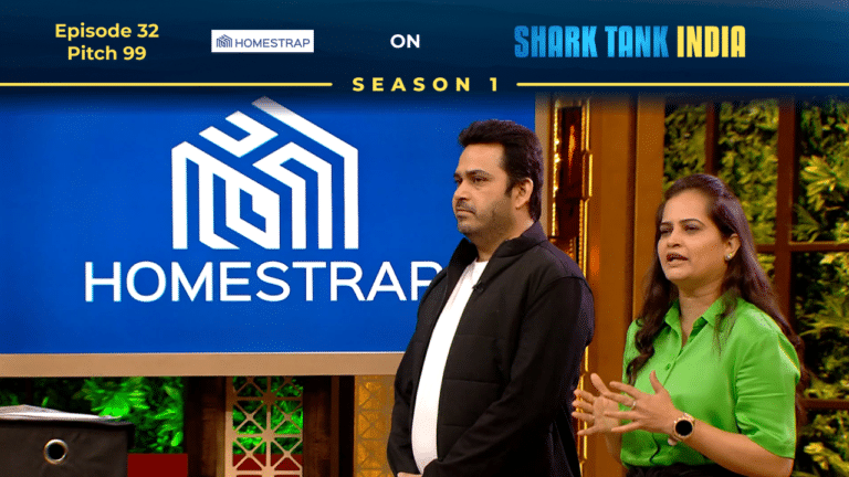 Homestrap founders pitching on Shark Tank India with home organizer products